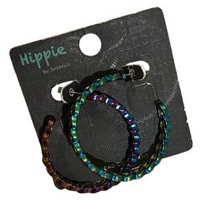 JoliMolli Colorful Hoop Earrings